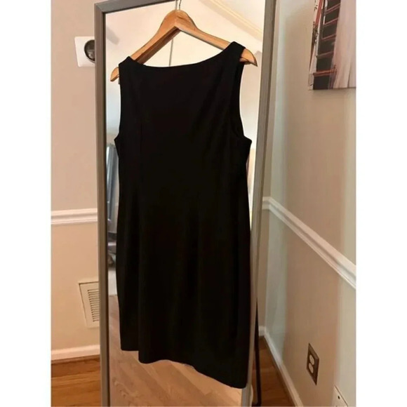 NEW WITH TAGS SAKS fifth Avenue Black LabelSequins Cocktail Shift Dress Size 12 - Picture 5 of 9